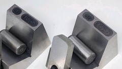 Pair Of Machinist V Blocks Fixtures 30 Degrees Jig Angle Block And Clamps