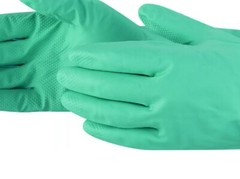 SHOWA® Nitril Green 727 Chemical Resistant Gloves – 12 pair per package