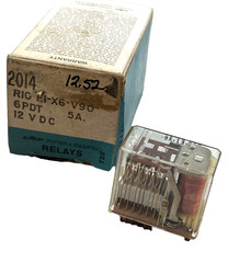 NEW R10-E1-X6-V90 Power Relay POTTER BRUMFIELD 6PDT 12 VDC 5A R10 AZ431-13-1HUS