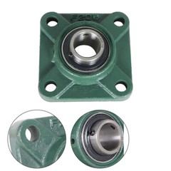 10 Pack UCF205-16 Pillow Block Flange Bearing 1″ Bore 4 Bolt Solid Base