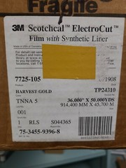 3M Scotchcal ElectroCut 7725-105 Harvest Gold 36″ x 50 Yds 75-3455-9396-8