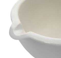 Porcelain Mortar & Pestle Set, 18oz – Unglazed Grinding Surface – Eisco Labs
