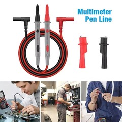 Multimeter Test Leads for Fluke Meter Electrical Alligator Clip Probes 1000V 20A