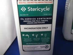 Stericycle Service Container 866-338-5120 Set of 3 NEW For Waste Disp Free Ship!