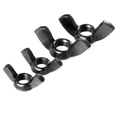 Black Wing Nut M3 M4 M5 M6 M8 M10 M12 M14 M16 304 Stainless Steel Butterfly Nut