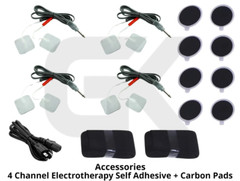 Prof. Home use 4 Channel Electrotherapy Physical Ultrasound Therapy Machine USA