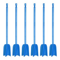 6Pcs 8.7″ ABS Plastic Silicone Resin Mixer Paddle Blue