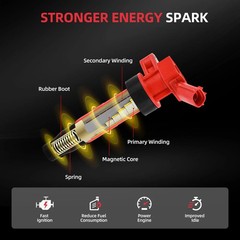 Set of 8 Upgraded Ignition Coil for Dodge Ram 1500 2500 3500 Charger Challeng…