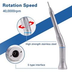 Dental Surgical Handpiece 20 Degree Angle Straight Head 1:1 Micro Surgery