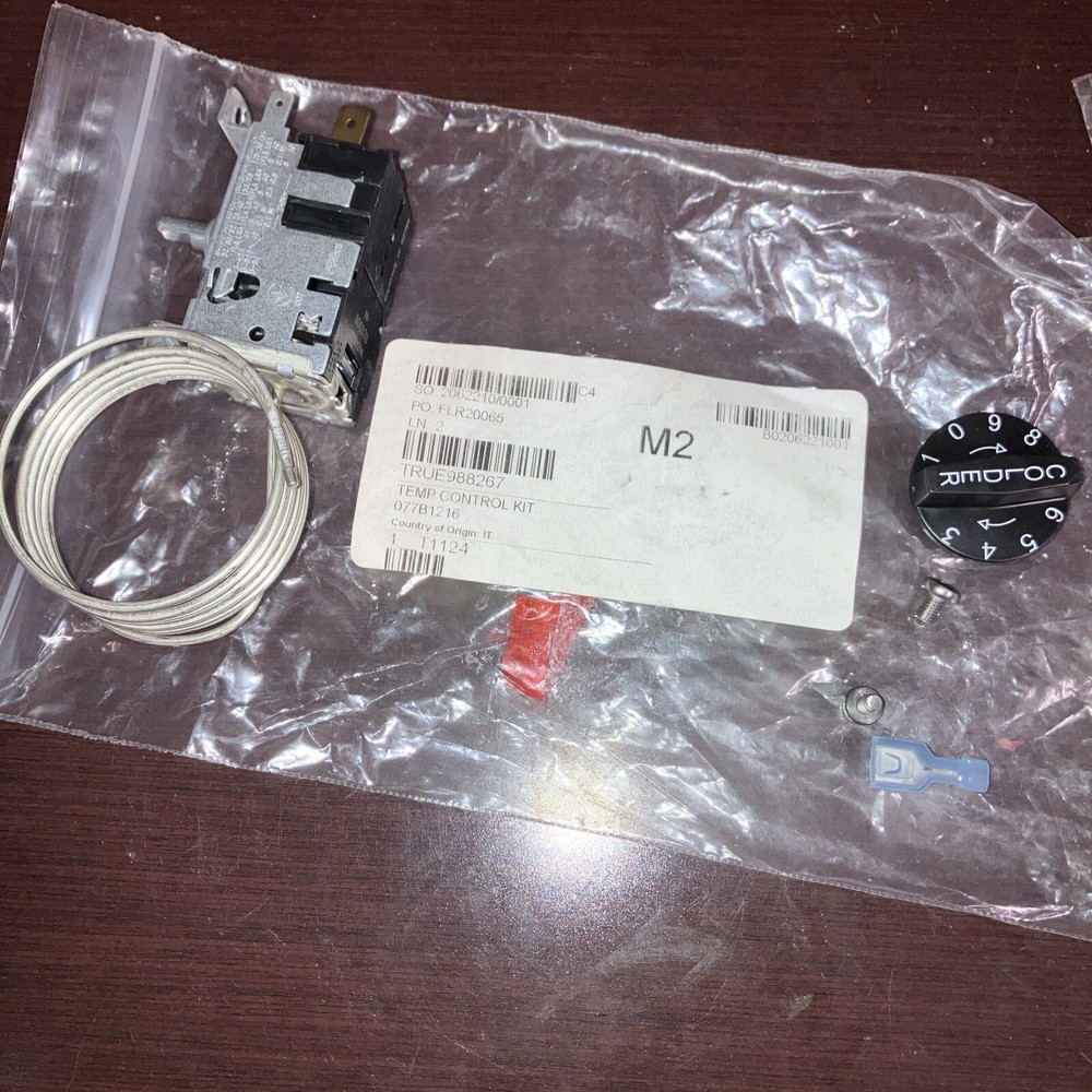 Fits to True 077B1216L Temperature Control with Knob Kit #077B1216 Untested