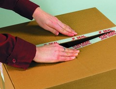 Aviditi Tape Logic 2 Inch x 110 Yard 2.2 Mil Red/White, Heavy Duty Packing Tape,