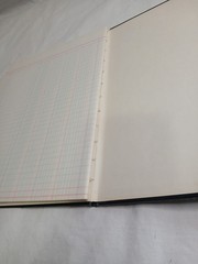 Vintage Herald Square 4 Column Columnar Book Woolworth NOS Mid-Century Ledger
