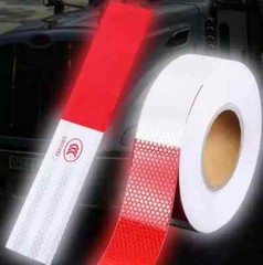 Conspicuity Tape CCC Approved Reflective Trailer Red White 2”x50’ /1 Roll