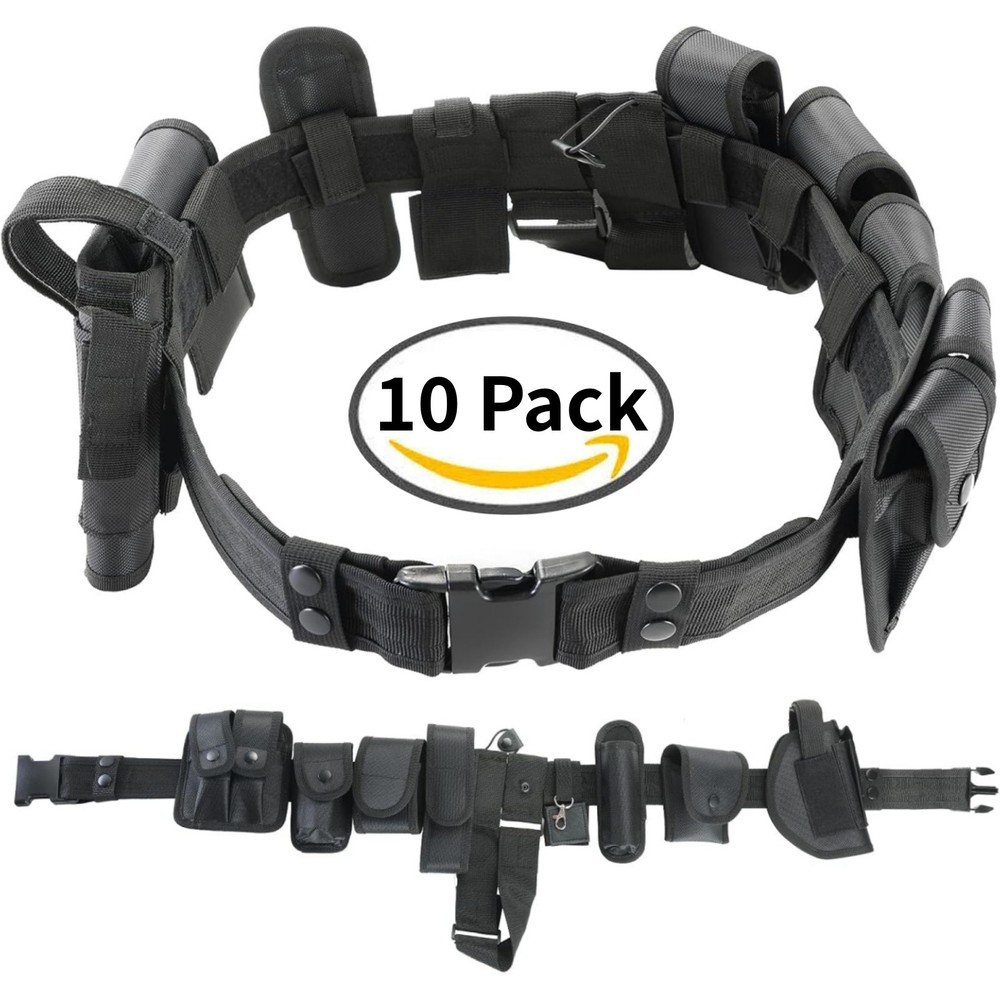 10in1 Tactical Duty Belt Set – Molle Modular System for Police Security Hunting