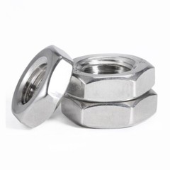 Hex Jam Thin Nut Stainless Steel M3M4M5M6M8M10M12M14M16M18M20M22M24-M30 DIN439