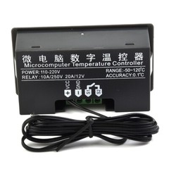 Red+Blue 20A Digital Temperature Controller Thermostat Meter Temp Sensor Switch