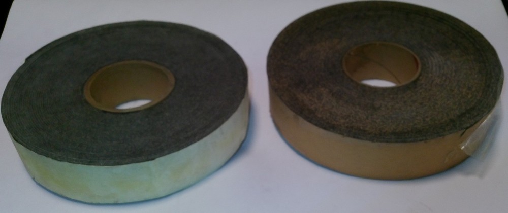 Cork Rubber Gasket Rolls, Water-Resistant, 2 In W, 50 Ft L, 3/8 In Thick, Qty 2