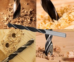 10Pcs 1/8 Inch Wood Brad Point Drill Bit Set Spur Point Woodworking Drill Bits