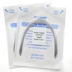 AZDENT Dental Ortho NIti Super Elastic Rectangular Arch Wire Ovoid/Natural