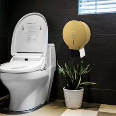 VANNSOO Commercial Jumbo Toilet Paper 9 Inch Roll Paper, Gold