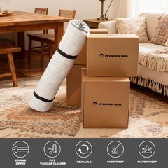 Vacuum Mattress Bag for moving, Vacuum Sealed Bags for Mattress Storage, Matt…