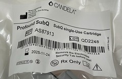 6 PACK- Syneron Candela Profound SubQ Single-Use Cartridge KT76663 Tip AS87913