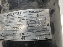 A.O. Smith C56A17A21, 1/4 hp 1725 rpm. Explosion Proof Motor 115-230 1 Ph 56 Fr.