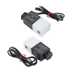 2X 1/4″ Fast Response Electric Air Water Solenoid Valve 12V DC Normally Closed