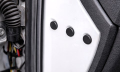 1/4” Rubber Hole Plugs Push In Stem Bumper 20 per package