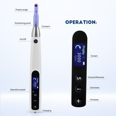 AZDENT Dental Cordless Electric Hygiene Prophy Polishing Handpiece 360° Swivel