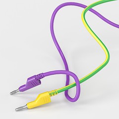 4mm Stackable Banana Plug to Banana Plug Test Leads 8PCS Silicone Cable Wires