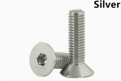 Colorful Aluminum 7075 Hex Socket Countersunk Flat Head Screws M3 M4
