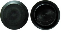 5 Pack Black Plug Stopper Flush Mount Plastic Body Hole Plug 2.5 Inch Id