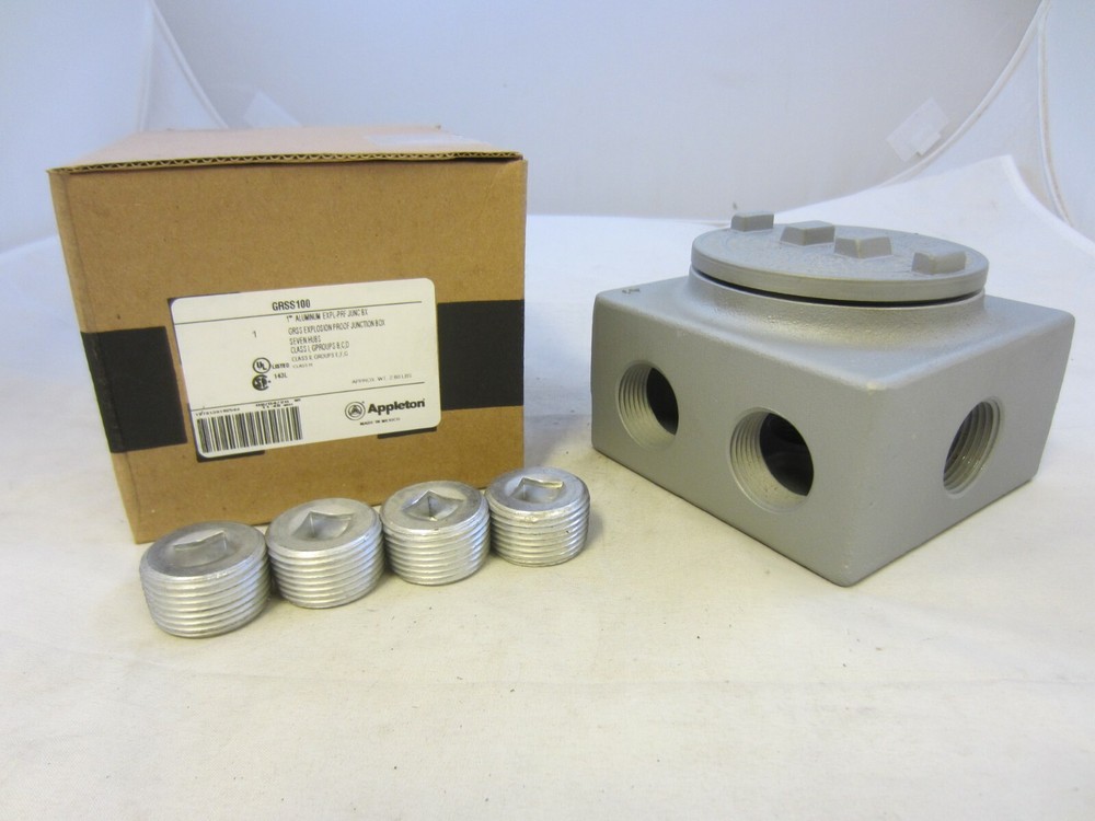APPLETON GRSS100 1″ EXPLOSION PROOF JUNCTION BOX