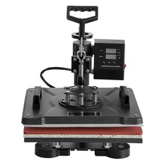 8 in 1 Heat Press Transfer Machine 12″X15″ T-Shirt Mug Hat Plate Cap Swing Away