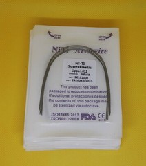 10Pcs/Pack Dental Super Elastic NITI Arch Wires Orthodontic Round Natural Form