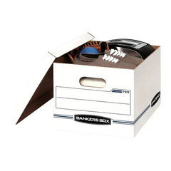10 Pack Letter/Legal File Storage Box Cardboard Lift-Off Lid 350 lb Stack NEW