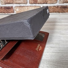 Vintage Filofax Winchester Organizer Real Calf Leather Brown Personal Size