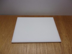 1/4″ Thick X 6″ X 8″ UHMW PE Polyethylene Rectangle Flat Bar Sheet Stock White