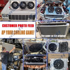 Radiator Fits Kubota Compact Core Size 13 7/9″ x 13 5/7″ Inlet/Outlet 1 1/9″ NEW