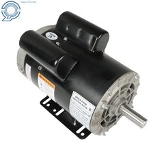 5 HP Compressor Duty Electric Motor 1 Phase 3450 RPM 56Hz Frame 7/8″ Shaft 230V