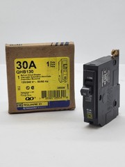 Square D QHB130 Miniature Bolt-On Circuit Breaker 30A 1P 120/240V 65KA QHB