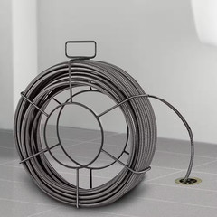 Drain Cleaning Cable 75 Ft. X 1/2 In. Solid Core Cable Sewer Cable Drain Auger C