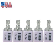 US C14 LT Glass Ceramic Blocks Lithium Disilicate CAD/CAM Cerec Blocks 5Pcs/Box