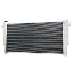 4 Row Alum Rad + 2 14″ Fans w/Shroud Relay 94-02 Dodge Ram 2500 3500 5.9L