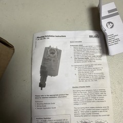Belimo LMB24-3-T HVAC Damper Control Actuator, 24vac/Dc, 1 .5W, 2.0VA, NEMA 1