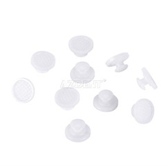 Dental Orthodontic Composite Ceramic/Metal Lingual Buttons Bondable Round Base