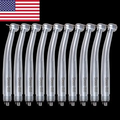 1-10X Dental Fiber Optic E-generator LED High Speed Handpiece Triple 4HOLES Dr