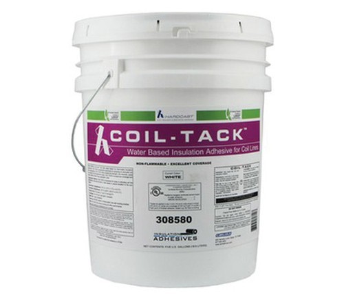 HARDCAST 308580 Coil-Tack Adhesive 5 Gal Water-Based Non-Flammable