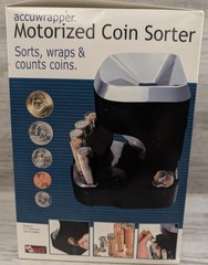 AccuWrapper Motorized Coin Sorter, NEW In Box W/Manual